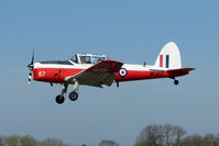 G-BWNK @ EGSF - Chipmunk wears serial WG407 at Peterborough Conington - by Terry Fletcher