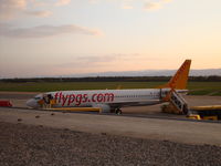 TC-AAE @ LOWG - Sorry for that ground staff! PC 4338 from Antalya - by Reichmann Daniel