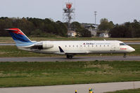 N811CA @ ORF - Delta Connection (Comair) N811CA, originally bound for JFK, taxiing back to the gate. - by Dean Heald