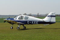 G-AXIE @ EGSP - 1969 Beagle Aircraft Ltd BEAGLE B121 SERIES 2 on a pleasant day at Peterborough Sibson - by Terry Fletcher