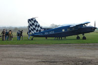 HA-ACO - Dornier prepares to load the first skydivers of the day at Hibaldstow - by Terry Fletcher