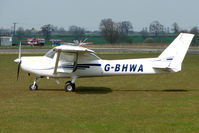 G-BHWA @ EGNW - Cessna at Wickenby - by Terry Fletcher