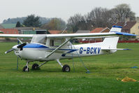 G-BCKV @ EGNF - 1974 Reims Aviation Sa REIMS CESSNA FRA150L at Netherthorpe