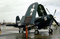 N5215V @ HRL - Now displayed at Polk City, the Angel of Okinawa Corsair of the Confederate Air Force was flown at the 1978 Harlingen Airshow. - by Peter Nicholson