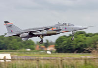 XZ104 @ EGYC - Royal Air Force Jaguar GR3A (c/n S105). Operated by 41 Squadron, coded 'FM'. Coltishall. - by vickersfour