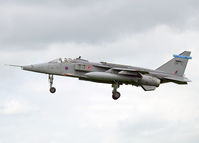 XZ392 @ EGXC - Royal Air Force Jaguar GR3A (c/n S157). Operated by 6 Squadron, coded 'EM'. - by vickersfour