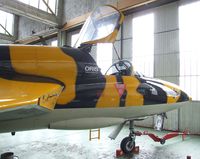HB-RVV @ LSZR - Hawker Hunter T68 at the Fliegermuseum Altenrhein