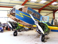 G-AJBJ @ X7CH - at Chirk Airfield, near Wrexham, North Wales - by Chris Hall