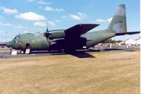 64-0542 @ MHZ - C-130E Hercules of 317th Tactical Airlift Wing based at Pope AFB on display at the 1990 RAF Mildenhall Air Fete. - by Peter Nicholson