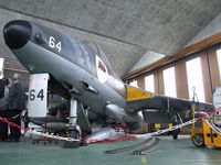 HB-RVQ @ LSZR - Hawker Hunter F58 ex-Flugwaffe at the Fliegermuseum Altenrhein