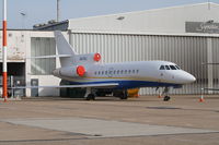 N876C @ EGGW - FALCON 900 EX, c/n: 162 - by Trevor Toone