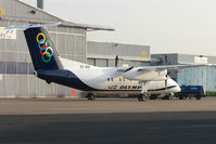 SX-BIO @ EGNX - Olympic Airways Dash 8 at East Midlands - by Terry Fletcher