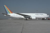 PT-TAK @ VIE - Transbrasil Boeing 767-200