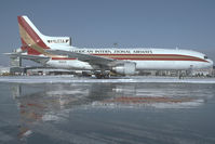 N102CK @ VIE - Kalitta Lockheed Tristar  - reflection