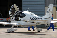 N982CD @ EGBJ - 2006 Cirrus Design Corp SR22 at Gloucestershire Airport - by Terry Fletcher