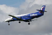 G-MAJL @ EGNT - British Aerospace Jetstream 41 on finals to 25 at Newcastle Airport in 2006. - by Malcolm Clarke