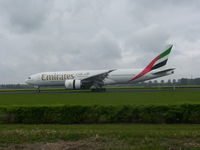 A6-EWJ @ EHAM - First visit of the Emirates Triple 7 Longreach at Amsterdam - by ghans