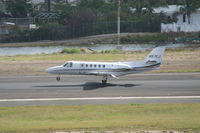 N57CJ @ TNCM - N57CJ landing at TNCM runway 10 - by Daniel Jef