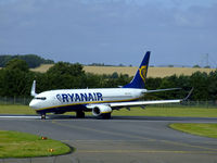 EI-DYX @ EGPH - Ryanair Boeing 737-8AS Turns off runway 24 at EDI - by Mike stanners