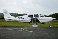 G-GCDA @ EGBO - 2008 Cirrus Design Corp SR20 at Wolverhampton on 2010 Wings and Wheels Day - by Terry Fletcher