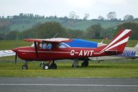 G-AVIT @ EGBO - 1967 Reims Aviation Sa CESSNA F150G at Wolverhampton on 2010 Wings and Wheels Day - by Terry Fletcher