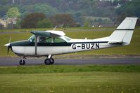 G-BUZN @ EGBO - 1967 Cessna CESSNA 172H at Wolverhampton on 2010 Wings and Wheels Day - by Terry Fletcher