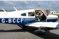 G-BCCF @ EGBO - Planning the way home from Wolverhampton on 2010 Wings and Wheels Day - by Terry Fletcher