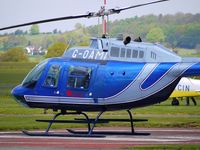 G-OAMI @ EGBO - Bell 206B giving pleasure rides at Wolverhampton on 2010 Wings and Wheels Day - by Terry Fletcher