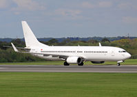 TC-SGH @ EGCC - Saga Airlines Boeing 737-86J (c/n 28068). - by vickersfour