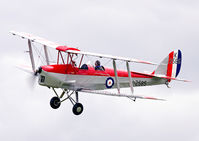 G-ANZT @ EGTH - Shuttleworth Trust Tiger Moth. Marked as 'K2585'. Old Warden, Bedfordshire. - by vickersfour