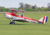 G-ANZT @ EGTH - Shuttleworth Trust Tiger Moth. Marked as 'K2585'. Old Warden, Bedfordshire. - by vickersfour