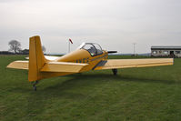 G-AYFE @ FISHBURN - Rollason Druine D-62B Condor at Fishburn Airfield, UK in 2010. - by Malcolm Clarke