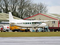 N208AD @ EGTU - Used by the parachuting club at Dunkeswell Aerodrome - by Chris Hall