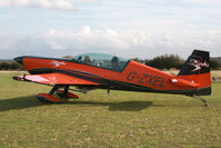G-ZEXL @ X5FB - Extra EA-300L at Fishburn Airfield, UK in 2009. - by Malcolm Clarke