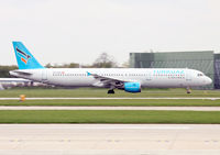 TC-TCG @ EGCC - Turkuaz Airlines A321-211 (c/n 1905). - by vickersfour