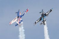 N540DH @ LAL - N540DH (L) & N540RH (R) performing at Sun N Fun 2010 - Lakeland, Florida - by Bob Simmermon