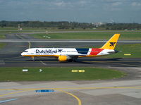 PH-DBH @ EDDL - Flying for Dutchbird ex Condor - by ghans