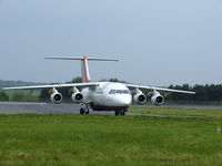 EI-RJU @ EGPH - Cityjet RJ85 Arrives At EDI - by Mike stanners
