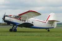 HA-MKF @ EGBP - 1980 PZL-Mielec An-2T provided the flying display at the Great Vintage Flying Weekend at Kemble - by Terry Fletcher