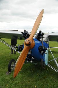 G-ABNT @ EGBP - G-ABNT: Genet Major 1A engine power for this amazing Coupe at Kemble Airport (Great Vintage Flying Weekend) - by Eric.Fishwick