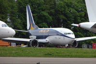 VP-BJX @ EGBP - KD Avia B737 One of the aircraft awaiting the scrapman's axe at Kemble - by Terry Fletcher
