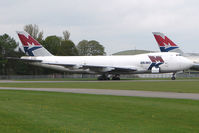 G-MKCA @ EGBP - Mk Airlines Jumbo in storage at Kemble - by Terry Fletcher