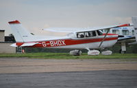 G-BHDX @ EGTF - Reims Cessna F172N at Fairoaks - by moxy