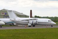 G-CFZM @ EGBP - Stored BAE146 at Kemble - by Terry Fletcher