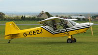 G-CEEJ @ EGBP - 2. G-CEEJ at Kemble Airport (Great Vintage Flying Weekend) - by Eric.Fishwick