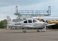 N220RJ @ EGTF - TAXYING FOR DEPARTURE - by BIKE PILOT