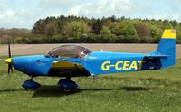 G-CEAT @ EGHP - Hex: 404FF4 - by Clive Glaister