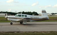 N7144V @ LAL - Mooney M20F - by Florida Metal