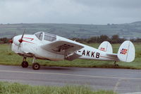 G-AKKB @ EGFP - Before displaying at the official opening of the airport in 1997 - by Roger Winser