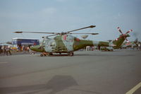 XZ182 @ EGDY - Royal Marines Lynx of 847 NAS at a RNAS Yeovilton Naval Air Day in early 2000's. - by Roger Winser